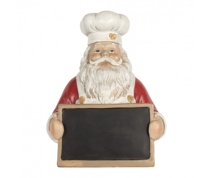 Christmas Decoration Santa Claus 24x16x30 Cm Red Plastic - 24*16*30 cm Clayre & Eef