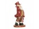 Christmas Decoration Christmas Tree 12x9x21 Cm Red Plastic - 12*9*21 cm Clayre & Eef