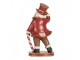Christmas Decoration Christmas Tree 12x9x21 Cm Red Plastic - 12*9*21 cm Clayre & Eef