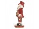 Christmas Decoration Christmas Tree 12x9x21 Cm Red Plastic - 12*9*21 cm Clayre & Eef