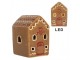 Perníková LED chaloupka Gingerbread Cott - 7*6*9 cm Clayre & Eef