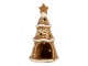 Perníkový stromek na čajovou svíčku Gingerbread Cott - Ø 8*15 cm Clayre & Eef