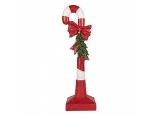 Christmas Decoration Candy Cane 25x18x83 Cm Red Plastic - 25*18*83 cm