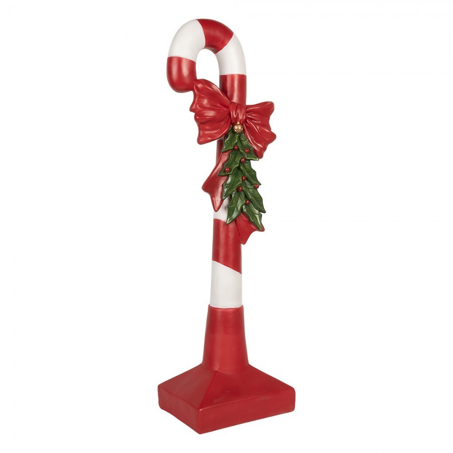Christmas Decoration Candy Cane 25x18x83 Cm Red Plastic - 25*18*83 cm