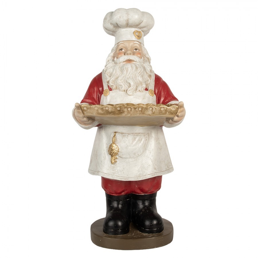 Christmas Decoration Santa Claus 40x39x81 Cm Red Plastic - 40*39*81 cm