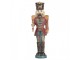 Modro-červená dekorace Louskáček Nutcracker - 7*6*21 cm Clayre & Eef