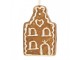 Závěsná ozdoba perníková chaloupka Gingerbread Cott - 4*4*6 cm Clayre & Eef