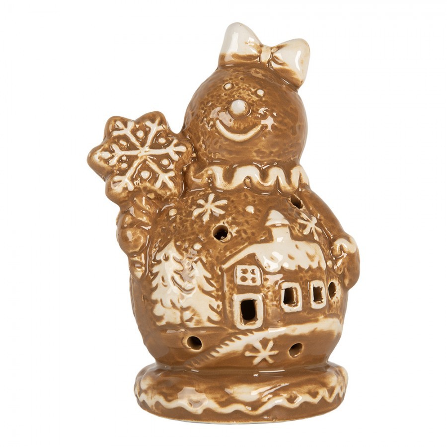 Perníková dekorace stromek Gingerbread Cott - 6*5*9 cm