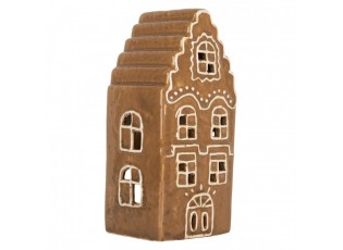 Perníková chaloupka na čajovou svíčku Gingerbread Cott - 8*7*16 cm