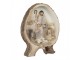 Béžová vánoční dekorace Betlém Nativity Scene - 14*5*19 cm Clayre & Eef