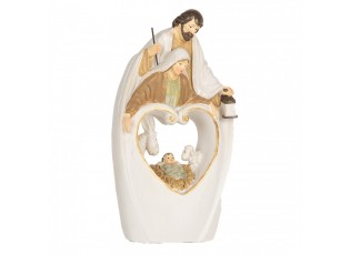 Béžová antik dekorace Svatá rodina - 12*6*22 cm