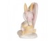 Zimní dekorace zamilovaní králíčci s dopisy - 11*6*9 cm Clayre & Eef