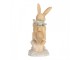 Vánoční dekorace králíčci na houpačce - 16*6*11 cm Clayre & Eef