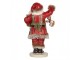Dekorace Santa Claus s koníkem v ruce a hračkami - 13*9*23 cm Clayre & Eef