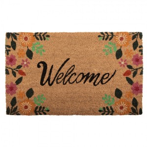 Kokosová rohožka s nápisem Welcome - 75*45*1 cm