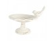 Bílé antik litinové pítko s ptáčkem - 14*12*11 cm Clayre & Eef