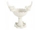 Bílé antik malé litinové krmítko pro ptáčky - 14*10*15 cm Clayre & Eef