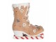 Hnědá perníková dekorace brusle Ice skates - 19*14*20 cm Clayre & Eef