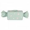 Zelený svícen na úzkou svíčku Bonbón Candy - 14*6*4 cm