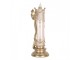 Christmas Decoration With LED Lighting 13x12x34 Cm Gold Colored Plastic - LED 13*12*34 cm Clayre & Eef