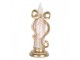 Christmas Decoration With LED Lighting 10x10x25 Cm Gold Colored Plastic - LED 10*10*25 cm / 2*AAA Clayre & Eef