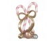 Christmas Decoration Figurine Candy Cane 19x14x30 Cm Pink Plastic - 19*14*30 cm Clayre & Eef