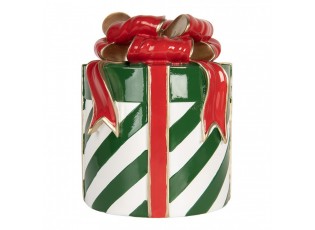 Christmas Decoration Figurine Gift ? 21x25 Cm Green Plastic - ? 21*25 cm