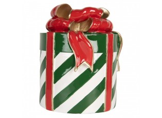 Christmas Decoration Figurine Gift ? 21x25 Cm Green Plastic - ? 21*25 cm