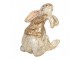 Decorative Figurine Rabbit 6x6x7 Cm Beige Plastic - 6*5*7 cm Clayre & Eef