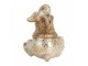 Decorative Figurine Rabbit 6x6x7 Cm Beige Plastic - 6*5*7 cm Clayre & Eef