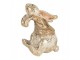 Decorative Figurine Rabbit 6x6x7 Cm Beige Plastic - 6*5*7 cm Clayre & Eef