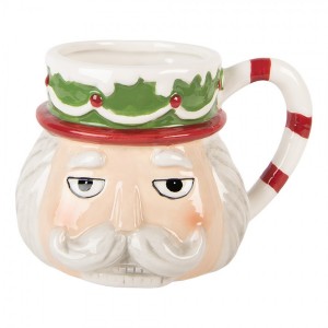 Keramický hrnek Louskáček Nutcracker - 15*12*11 cm / 550 ml