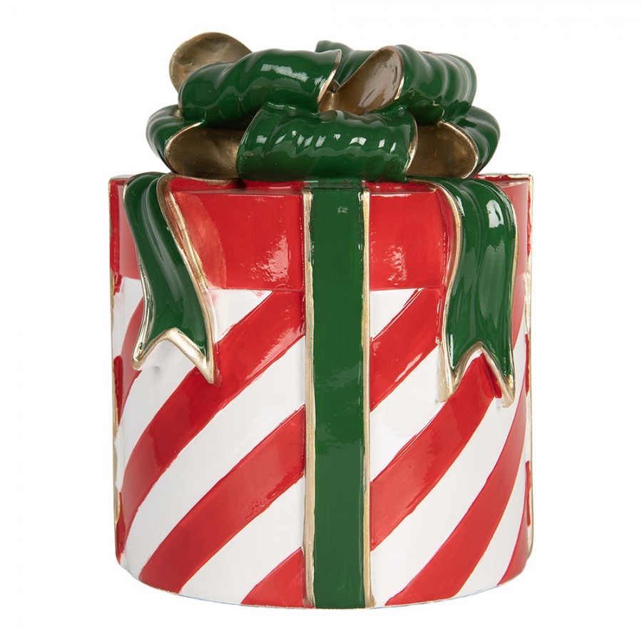 Christmas Decoration Figurine Gift ? 16x21 Cm Red Plastic - ? 16*21 cm