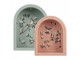 Set 2ks nástěnná modrá a růžová polička s ptáčky Birds - 30*16*40 / 24*14*30 cm Clayre & Eef