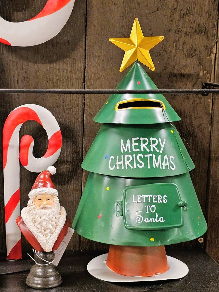 Červeno-bílá vánoční dekorace busta Santa - 7*5*15 cm