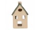 Tealight Holder House 11x8x13 Cm Beige Ceramic - 8*11*14 cm Clayre & Eef