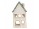 Tealight Holder House 7x7x13 Cm Grey Ceramic - 7*7*13 cm Clayre & Eef