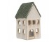 Tealight Holder House 7x7x13 Cm Grey Ceramic - 7*7*13 cm Clayre & Eef