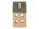 Tealight Holder House 6x6x11 Cm Beige Ceramic - 6*6*11 cm Clayre & Eef