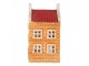 Tealight Holder House 10x10x19 Cm Orange Ceramic - 9*10*19 cm Clayre & Eef