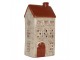 Béžový keramický domek na čajovou svíčku Lamont - 12*8*24 cm Clayre & Eef
