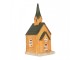 Tealight Holder House 9x9x21 Cm Orange Ceramic - 9*8*21 cm Clayre & Eef