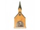 Tealight Holder House 9x9x21 Cm Orange Ceramic - 9*8*21 cm Clayre & Eef