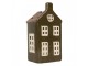 Tealight Holder House 9x7x17 Cm Green Ceramic - 8*6*16 cm Clayre & Eef