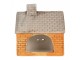 Tealight Holder House 13x8x14 Cm Orange Ceramic - 13*8*14 cm Clayre & Eef