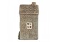 Zelený keramický domek na čajovou svíčku Lamont - 10*8*15 cm Clayre & Eef