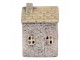Šedý keramický LED domek Lamont - 6*6*10 cm Clayre & Eef