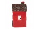 Decorative House With LED LED 6x6x11 Cm Red Ceramic - LED 6*6*10 cm Clayre & Eef
