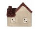 Decorative House With LED LED 6x8x8 Cm Beige Ceramic - LED 8*6*8 cm Clayre & Eef