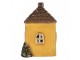 Žlutý keramický LED domek Lamont - 7*6*10 cm Clayre & Eef